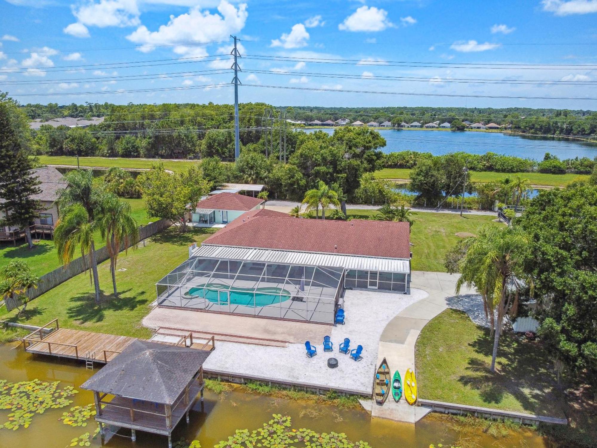 Lake House Westchase Area. Heated Pool Waterfront! Тампа Екстер'єр фото